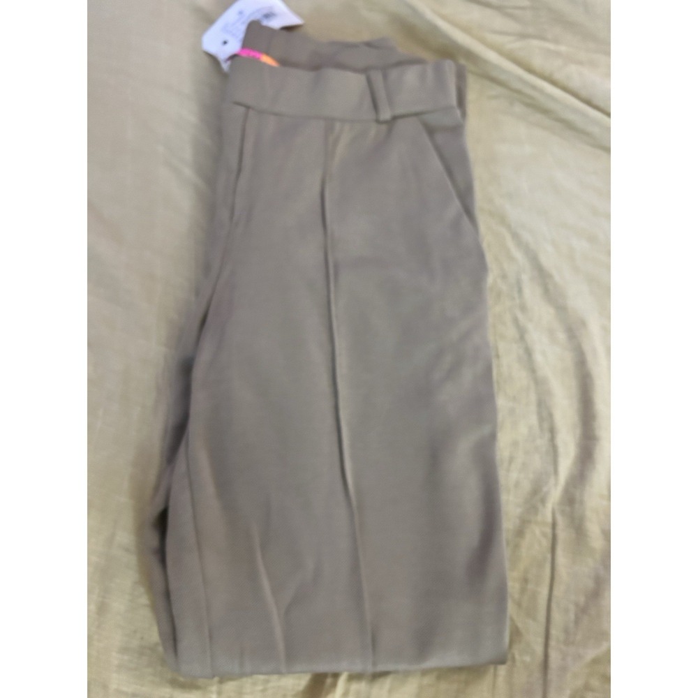 Vilagallo Camel Tailored Trousers Womens Size 38 EU Beige Dress Pants NWT Size 6